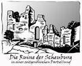 Die Ruine der Scheuburg in einer zeitgenössischen Darstellung JPG.jpg