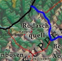 Karte Rosenhain