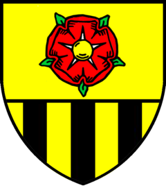 Wappen des Hauses Mersingen ä.H. zu Rosenhain