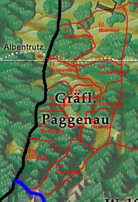Karte und Edlengüter Paggenau
